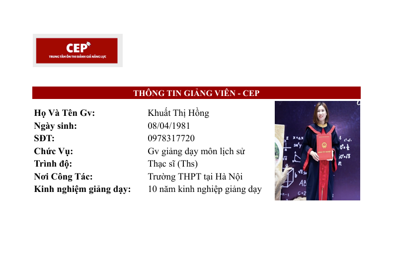 Cô giáo Khuất Thị Hồng