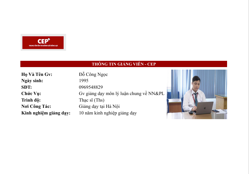 Thầy giáo Đỗ Công ngọc